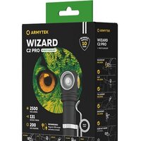 Фонарь Armytek Wizard C2 Pro Magnet USB XHP50.2 (белый) - Превью изображения №3 — Интернет-магазин Time-Shop