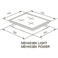 Варочная панель Meferi MEH453BK Power - Превью изображения №9 — Интернет-магазин Time-Shop