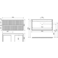  Sancos Тумба под умывальник Snob T SNT100SM (доха) - Превью изображения №5 — Интернет-магазин Time-Shop