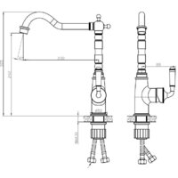 Смеситель Esko Florence FR 03 C - Превью изображения №2 — Интернет-магазин Time-Shop
