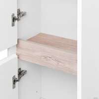  Акватон Шкаф-пенал Нортон 34 1A249403NT01L (левый, белый/дуб эндгрейн) - Превью изображения №3 — Интернет-магазин Time-Shop