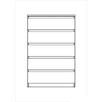 Комод Mio Tesoro Мальта 5 ящиков 80x121 2.05.02.090.1 (белый) - Превью изображения №4 — Интернет-магазин Time-Shop