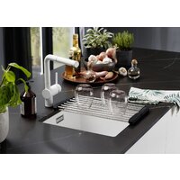 Кухонная мойка Blanco Subline 400-U Coloured Components 527793 (трюфель) - Превью изображения №6 — Интернет-магазин Time-Shop