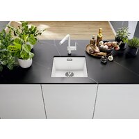 Кухонная мойка Blanco Subline 400-U Coloured Components 527793 (трюфель) - Превью изображения №7 — Интернет-магазин Time-Shop