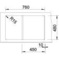 Кухонная мойка Blanco Zia 45 S 527199 (мягкий белый, клапан-автомат) - Превью изображения №9 — Интернет-магазин Time-Shop