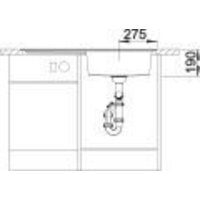 Кухонная мойка Blanco Zenar XL 6 S-F 523924 (левая, антрацит) - Превью изображения №5 — Интернет-магазин Time-Shop