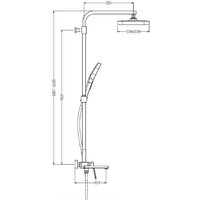 Душевая система  Raglo R51.24.03 - Превью изображения №2 — Интернет-магазин Time-Shop