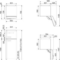 Холодильник Smeg FAB30RWH5 - Превью изображения №5 — Интернет-магазин Time-Shop