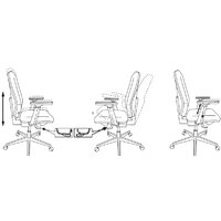 Офисное кресло Бюрократ CH-545SL 38-417 (серый) - Превью изображения №6 — Интернет-магазин Time-Shop