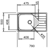 Кухонная мойка TEKA Universe 50 T-XP 1B 1D MAX MCTXT - Превью изображения №3 — Интернет-магазин Time-Shop