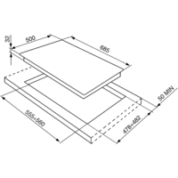 Варочная панель Smeg SR975XGH - Превью изображения №5 — Интернет-магазин Time-Shop