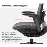 Офисное кресло SPARX Enigma (черный) - Превью изображения №7 — Интернет-магазин Time-Shop