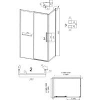 Душевой уголок Grossman Style 130x100x195 120.K33.05.1310.10.00 (хром/стекло прозрачное) - Превью изображения №11 — Интернет-магазин Time-Shop