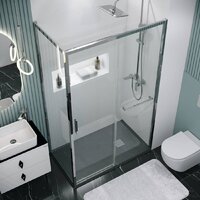 Душевой уголок Grossman Style 130x100x195 120.K33.05.1310.10.00 (хром/стекло прозрачное) - Превью изображения №10 — Интернет-магазин Time-Shop