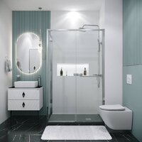 Душевой уголок Grossman Style 130x100x195 120.K33.05.1310.10.00 (хром/стекло прозрачное) - Превью изображения №7 — Интернет-магазин Time-Shop