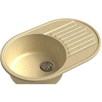 Кухонная мойка GranFest QUARZ Z-18 (бежевый) - Превью изображения №2 — Интернет-магазин Time-Shop