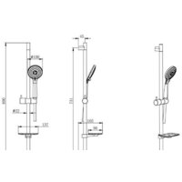 Душевой гарнитур  Aquatek AQ2011MB - Превью изображения №2 — Интернет-магазин Time-Shop