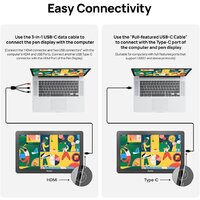 Графический монитор Parblo Coast 16 Pro Gen2 (черный) - Превью изображения №3 — Интернет-магазин Time-Shop