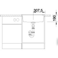 Кухонная мойка Blanco Dalago 6-F (антрацит) [514773] - Превью изображения №4 — Интернет-магазин Time-Shop