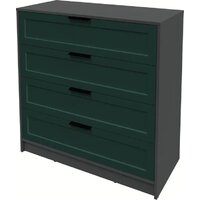 Комод Интерлиния Концепт Тренд КТ-К100 (антрацит/изумруд) - Превью изображения №2 — Интернет-магазин Time-Shop