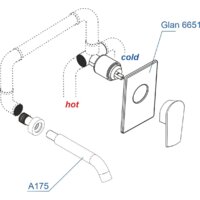 Комплект смесителей Wasserkraft A66553 - Превью изображения №2 — Интернет-магазин Time-Shop
