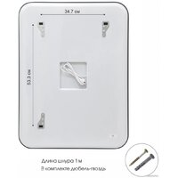  Алмаз-Люкс Зеркало Bissau 8060-6 80x60 - Превью изображения №4 — Интернет-магазин Time-Shop