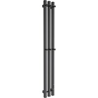 Маргроид Ferrum Inaro СНШ Профильный 100x6x12 6 крючков, Черный матовый, скрытого монтажа, таймер справа