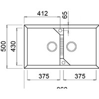 Кухонная мойка Elleci Tekno 450 Bianco Titano G68 - Превью изображения №2 — Интернет-магазин Time-Shop