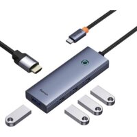 Док-станция Baseus Flite Series 4-Port USB-C Hub B00052809813-00 - Превью изображения №3 — Интернет-магазин Time-Shop