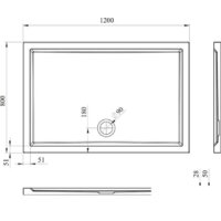 Душевой поддон Lavinia Boho One 37017120 120х80 - Превью изображения №7 — Интернет-магазин Time-Shop