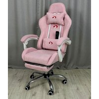 Игровое (геймерское) кресло Calviano Avanti Ultimato (pink fabric) - Превью изображения №7 — Интернет-магазин Time-Shop