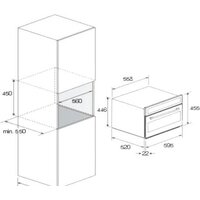 Микроволновая печь Lofra Dolcevita 60 Acciaio Satinato - Превью изображения №2 — Интернет-магазин Time-Shop