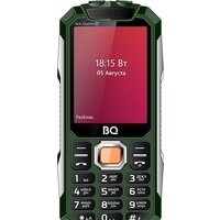 Кнопочный телефон BQ BQ-2817 Tank Quattro Power (зеленый) - Превью изображения №2 — Интернет-магазин Time-Shop