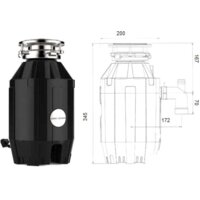 Измельчитель пищевых отходов Bone Crusher BC 810 - Превью изображения №2 — Интернет-магазин Time-Shop