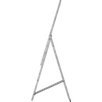 Лестница-помост FIT Трехсекционная алюминиевая 65434 - Превью изображения №2 — Интернет-магазин Time-Shop