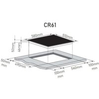 Варочная панель ZorG CR61 black - Превью изображения №2 — Интернет-магазин Time-Shop