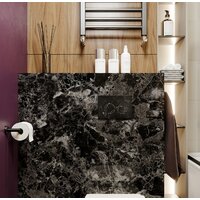 Инсталляция для унитаза Lavinia Boho Relfix 5 в 1 77010056 (greek black искусствен. камень) - Превью изображения №4 — Интернет-магазин Time-Shop