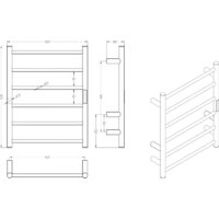 Полотенцесушитель Roxen Caspia 11070-5063C - Превью изображения №11 — Интернет-магазин Time-Shop