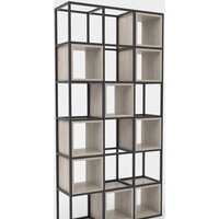 Hype Mebel Грос 105x175 (черный/древесина белая)
