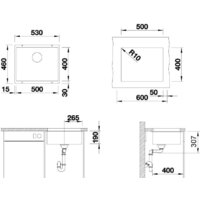 Кухонная мойка ZorG Subline 50 (черный оникс) - Превью изображения №4 — Интернет-магазин Time-Shop