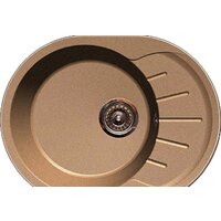 Кухонная мойка GranFest Rondo GF-R580L (терракот) - Превью изображения №1 — Интернет-магазин Time-Shop