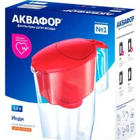 Кувшин АКВАФОР Инди А6 (красный) - Превью изображения №5 — Интернет-магазин Time-Shop