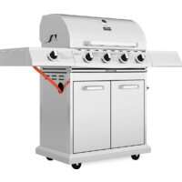 Газовый гриль для дачи Koler Relish v4 (серебристый) - Превью изображения №3 — Интернет-магазин Time-Shop