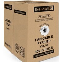 Кабель ExeGate UTP4-C5e-CU-S24-IN-PVC-GY-305-FLUKE UTP - Превью изображения №2 — Интернет-магазин Time-Shop