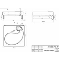 Умывальник Versalia Shefield 60 - Превью изображения №4 — Интернет-магазин Time-Shop