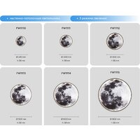 Светильник-тарелка Ambrella light FW11113 BK (черный) - Превью изображения №12 — Интернет-магазин Time-Shop