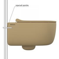 Унитаз подвесной Berges Wasserhaus Ego XL Rimless 083211 (с сиденьем) - Превью изображения №3 — Интернет-магазин Time-Shop