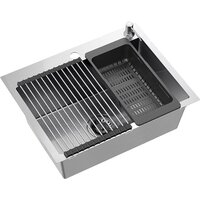 Кухонная мойка Quadron ZH5845BS - Превью изображения №2 — Интернет-магазин Time-Shop