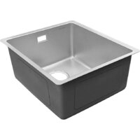 Кухонная мойка GranFest Metal нержавеющая сталь AISI 304 GF-4046 серебро - Превью изображения №3 — Интернет-магазин Time-Shop
