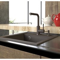 Кухонная мойка Aquasanita Tesa SQT100W (alumetallic 202) - Превью изображения №12 — Интернет-магазин Time-Shop